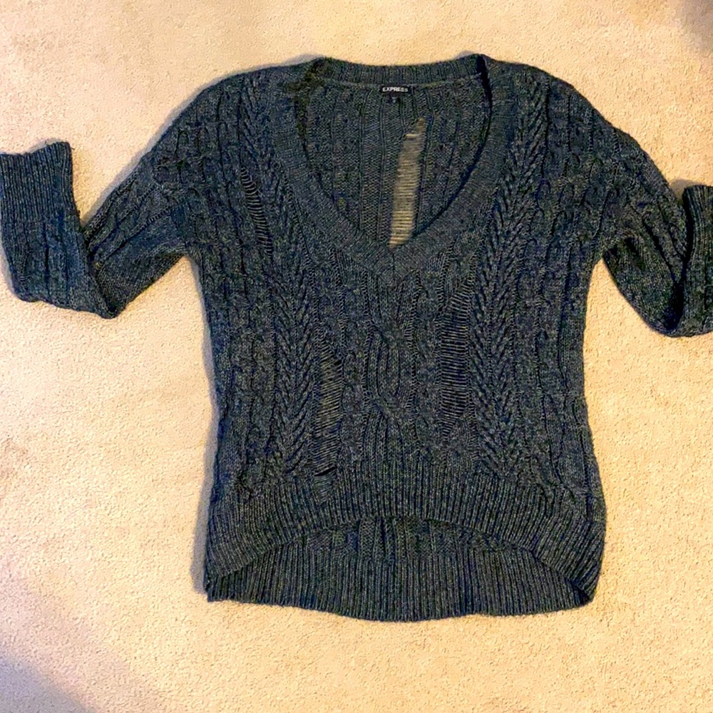 Express oversized tunic sweater